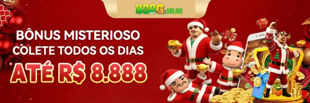 Banner de promoções e bônus disponíveis no 888G Cassino